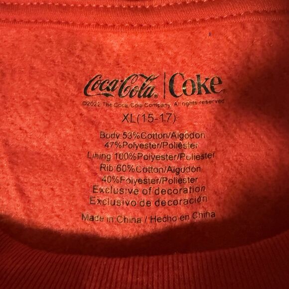 Christmas Coca Cola Polar Bear Light Up Christmas Sweatshirt XL - Picture 4 of 10